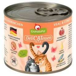 GranataPet DeliCatessen 24 X 200 G -Billig Bitiba butik 101315 pla granatapet delicatessen kalb kaninchen 200g hs 01 7