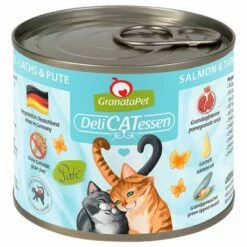 GranataPet DeliCatessen 24 X 200 G -Billig Bitiba butik 101502 pla granatapet delicatessen lachs pute 200g hs 01 9
