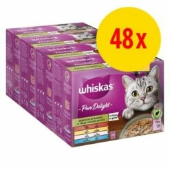 Multipack Whiskas Pure Delight Portionspåse 48 X 85 G
