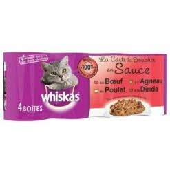 Whiskas La Carte 12 X 390 / 400 G -Billig Bitiba butik 186531 pla marsfr whiskas la carte des metzgers in sauce hs 01 7