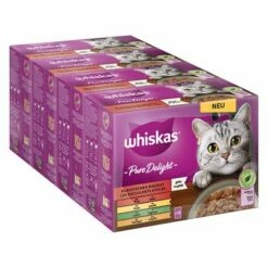 Multipack Whiskas Pure Delight Portionspåse 48 X 85 G -Billig Bitiba butik 355712 pla multipack whiskas puredelight portionsbeutel klassischesragout gelee 48x85g hs 01 8