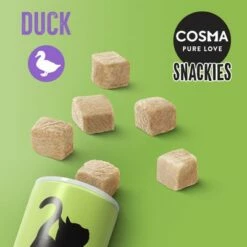 Sparpack: 3 X Cosma Snackies Maxi Tube -Billig Bitiba butik 3 32620 cosma snackies foodboard duck 1000x1000 7