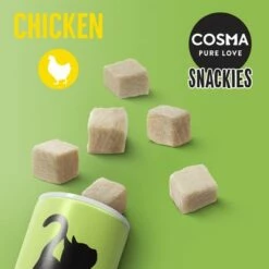 Sparpack: 3 X Cosma Snackies Maxi Tube -Billig Bitiba butik 5 32619 cosma snackies foodboard chicken 1000x1000 9