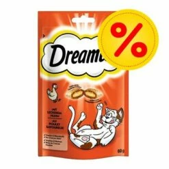 Sparpack: Dreamies Kattgodis, 10 X 60 G