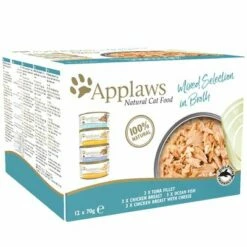 Blandpack: Applaws Adult Kattmat 12 X 70 G -Billig Bitiba butik 67664 pla mpm applaws adult mixedselection in bruehe 6