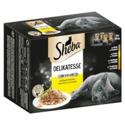 Sheba Variations 24 X 85 G Portionspåsar -Billig Bitiba butik 74935 pla sheba selection gefluegel variationen gelee 85g 6