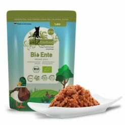 Catz Finefood Bio I Portionspåse 12 X 85 G -Billig Bitiba butik 82052 catzfinefoodbio ente 12x85g 02 3