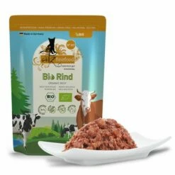 Catz Finefood Bio I Portionspåse 12 X 85 G -Billig Bitiba butik 82308 catzfinefoodbio rind 12x85g 02 3